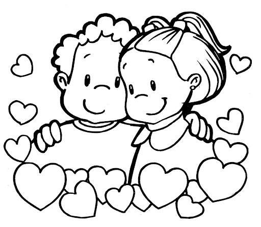 為孩子們的著色頁: boyfriends - free coloring pages